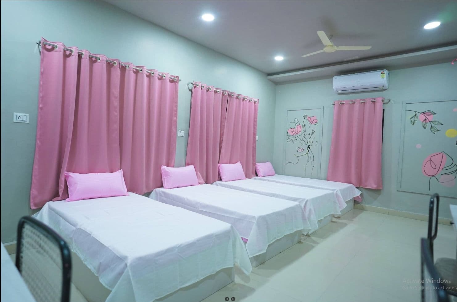 Four sharing room
